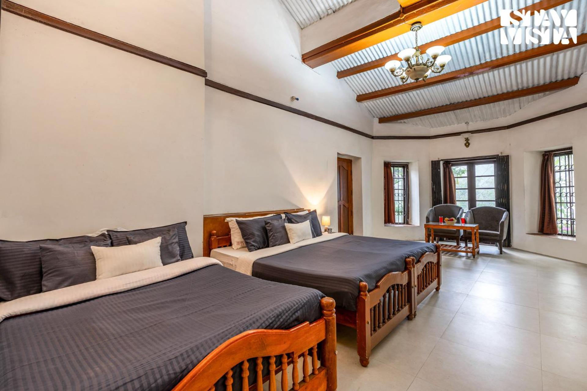 Villa Stayvista At Serenity Of Sunny Side With Tv, Lawn, View